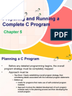Preparing and Running A Complete C Program