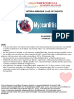 Department of Internal Medicine II and Physiotherapy Myocarditis Case