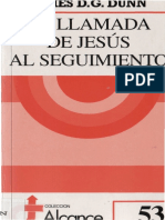La Llamada de Jesús Al Seguimiento - James D.G. Dunn