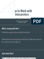 Working With Interpreters PP ONLY