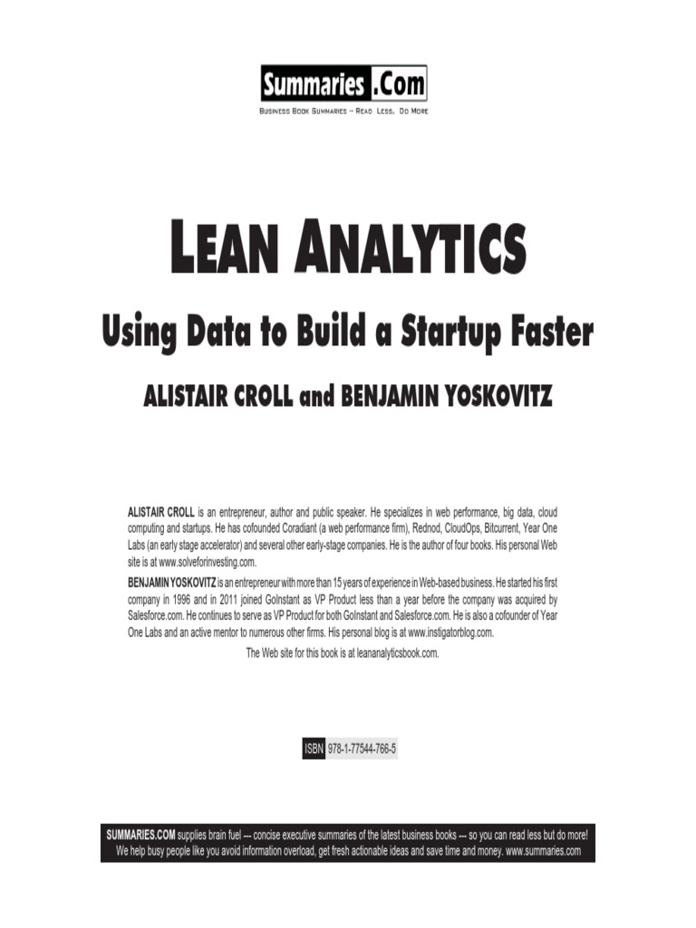 EAN Nalytics: Using Data To Build A Startup Faster | PDF | Analytics ...