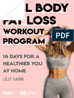 Full Body Fat Loss Workout Program - LEAN X Optimum Nutrition PDF