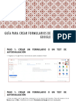 Guía para Crear Formularios de Google PDF