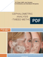 LP 3 - Cephalometric TWEED Analysis