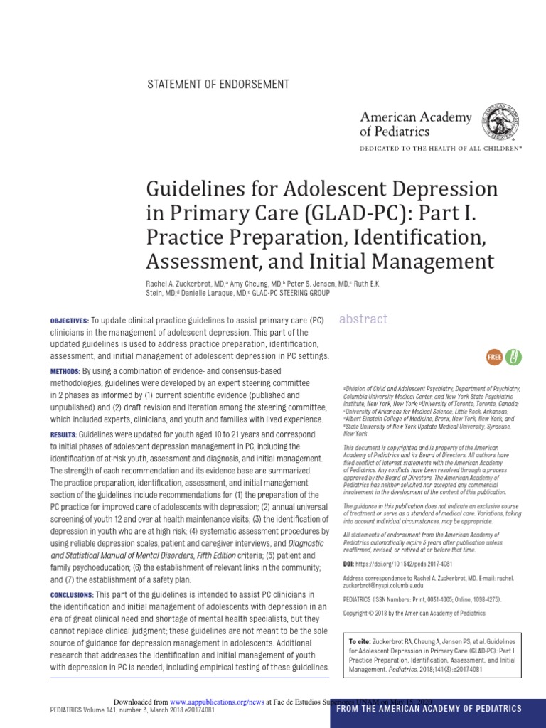 Glad Parte I | PDF | Major Depressive Disorder | Mental Disorder