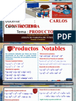 Álgebra Sesión 03 Productos Notables I