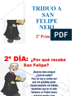 Triduo A SAN Felipe Neri: 2º Primaria