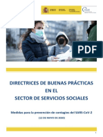 Directrices de buenas prácticas en el Sector Servicios Sociales