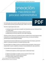 Proceso Administrativo (Etapas y Características)