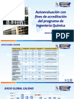 Presentacion Resultados de Autoevaluacion Ingenieria Quimica Marzo 2016