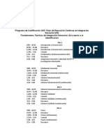 Programa Fundamentos 2019