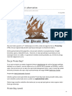 Pirate Bay Saveti I Alternative