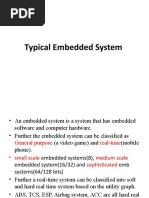 Typical Embedded System