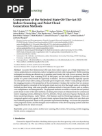 Remote Sensing: Comparison of The Selected State-Of-The-Art 3D Indoor Scanning and Point Cloud Generation Methods