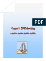 Chapter 5: CPU Scheduling