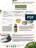 Zhinor Massage Balm and Liniment Oil Flyer PDF