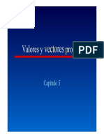 Valores y Vectores Propios