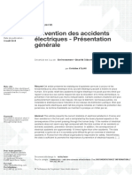 116-18-Prévention Des Accidents Électriques - Présentation Générale