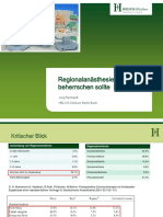 2012 Berlin-Buch REINHARDT Regionalanaesthesie