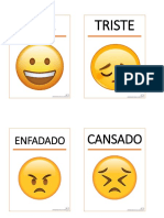 Tarjetas Emociones para Imprimir PDF