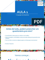 Aula 1 - A Linguagem Dos Quadrinhos