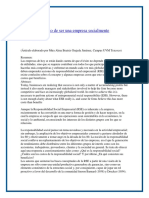 El Costo-Beneficio de Ser Una Empresa Socialmente Responsable