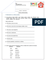 Língua Portuguesa - Substantivos, Adjetivos, Artigos e Numerais