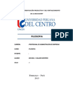 Monografia de La Filosoria Upc