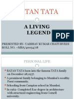 Ratan Tata: A Living Legend