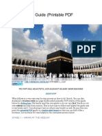 Easy Umrah Guide (Printable PDF Included) : Stage 1 - Ihram at The Meeqat