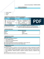 Sesiones de Aprend. 6° - Primera Semana