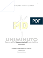 Leyes y Formación de Leyes en Colombia