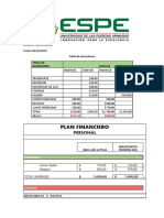 Tabla de Inversiones