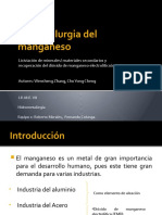 Metalurgia Del Manganeso
