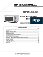 Service Manual: Microwave Oven With Grill and Convection