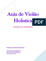 APOSTILA HOLISTICA VIOLAO INICIANTE - Deh Mussulini