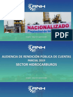 Audiencia de Rendicion Publica de Cuentas Agencia Nacional de Hidrocarburos