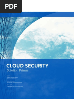 Cloud Security: Solution Primer