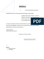 Modelo de Solicitud y Memorial PDF