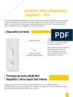 Teste rápido HCV diagnóstico hepatite C