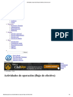 FLUJO EFECTIVO-ACTIVIDADES DE OPERACION