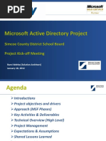 Microsoft Active Directory Project