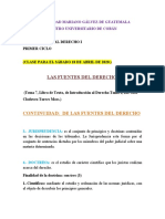 Fuentes Del Derecho, Introducción Al Derecho I, 18-04-2020.