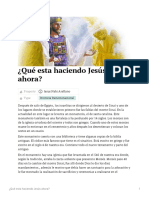 Qué Esta Haciendo Jesús Ahora PDF