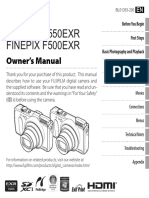 Finepix F550Exr Finepix F500Exr: Owner's Manual