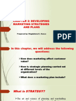 Chapter 2: Developing Marketing Strategies and Plans: Prepared By: Magdalena B. Dasco