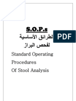 Standard Operating Procedures of Stool Analysis (Stool SOP)