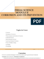 Corrosion and Its Prevention