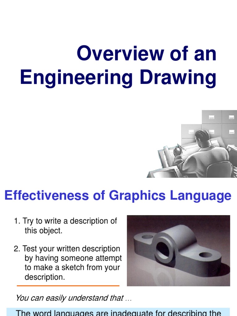 Overview of An Engineering Drawing | PDF | Drawing | Technical Drawing