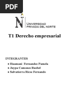 T1 - Derecho Empresarial - RUSELJUYPACAMONES